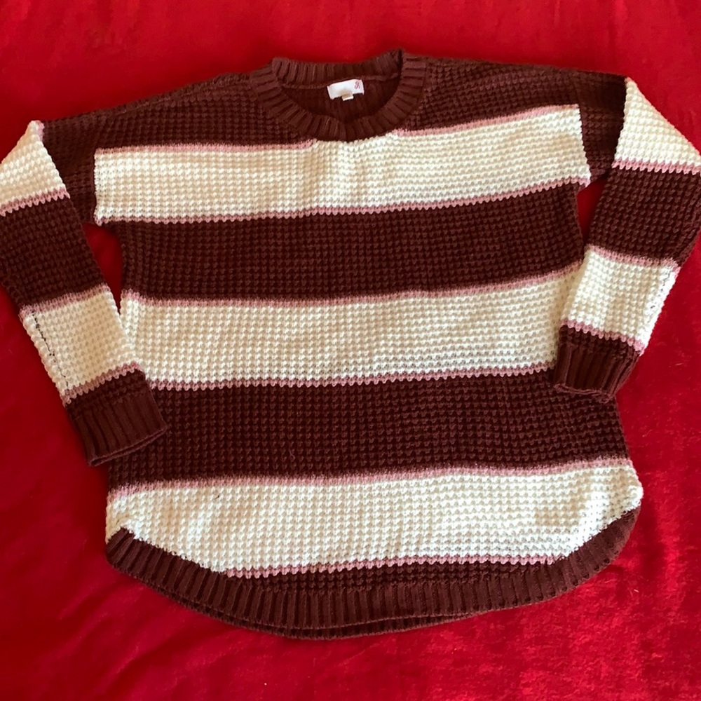 So striped sweater